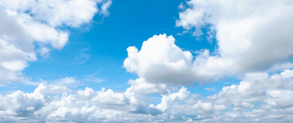 Low angle view of clouds in sky