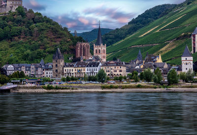 Skyline of bacharach, germany