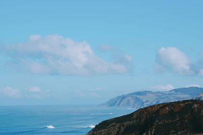 Panoramic view of sea against sky