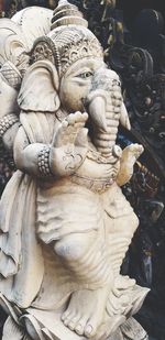 Close-up of buddha statue