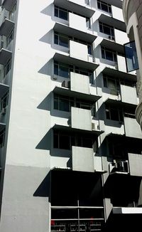 Low angle view of apartment building