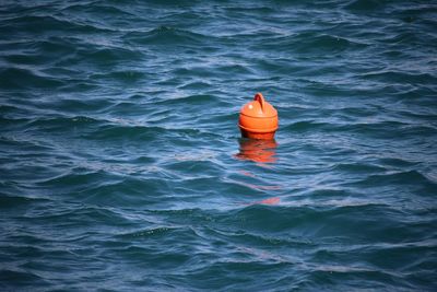 Buoy in sea