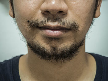 Close-up portrait of young man