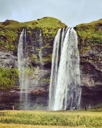 View of waterfall