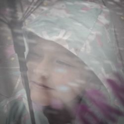 Close-up portrait of a girl