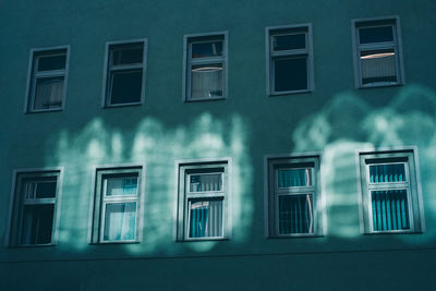 Low angle view of residential building