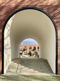 Entrance of historic building