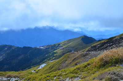 Scenic view of landscape against sky