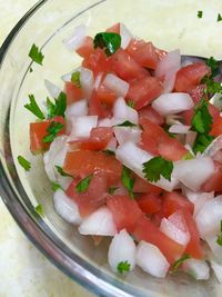 Close-up of salad