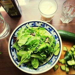 Close-up of food in plate