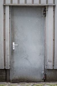 Close-up of door