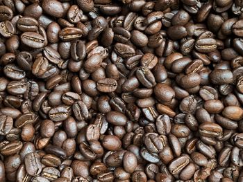 Full frame shot of coffee beans