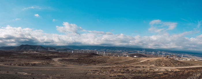 Panoramic view of landscape against sky