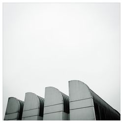 Office building against clear sky