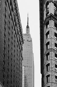 Low angle view of buildings against sky