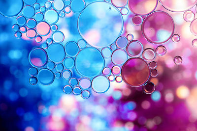 Full frame shot of bubbles