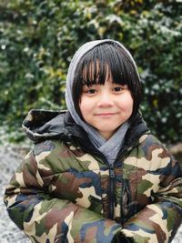 Portrait of smiling boy