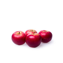 Close-up of apple against white background