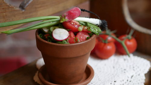 Close-up of food in bowl