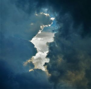 Low angle view of clouds in sky