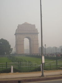 View of monument against clear sky