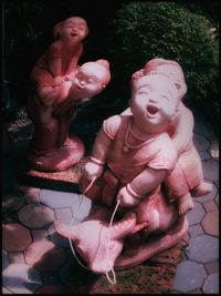 Close-up of buddha statue