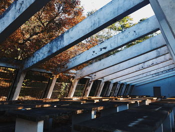 Interior of abandoned building