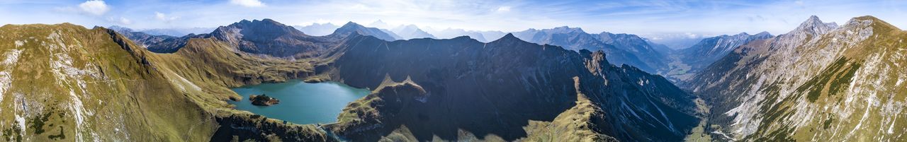 Panoramic view of landscape against sky