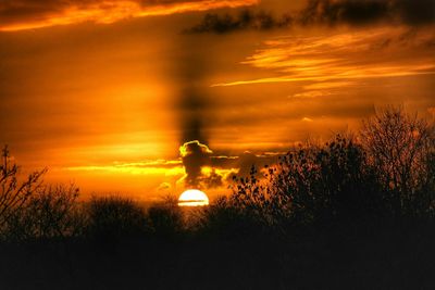 Scenic view of sky at sunset