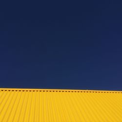 Low angle view of blue sky