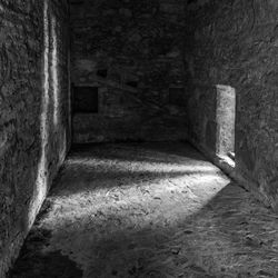 Staircase in abandoned building