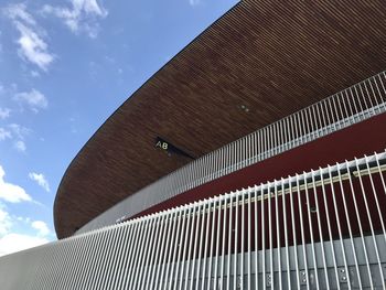 Low angle view of building against sky