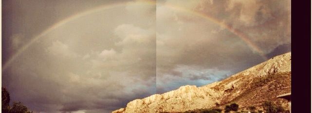 sky, cloud - sky, cloudy, scenics, beauty in nature, low angle view, tranquility, cloud, nature, tranquil scene, rainbow, weather, cloudscape, idyllic, dramatic sky, overcast, no people, outdoors, majestic, storm cloud