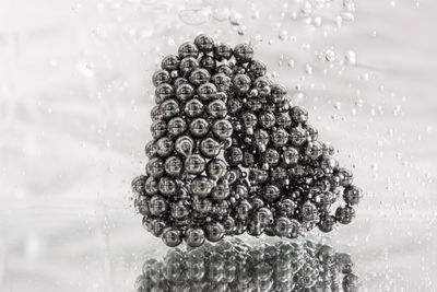 View of sea against blurred background