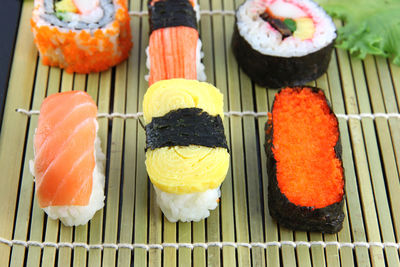 Close-up of sushi