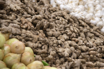 Full frame shot of potatoes