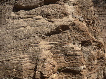 Full frame shot of rock formations