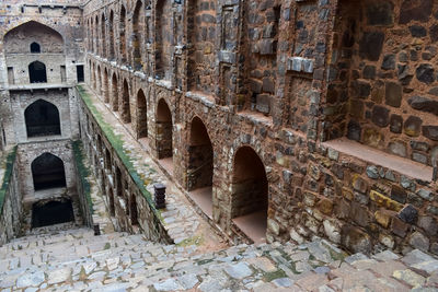 Agrasen ki baoli - step well situated in the middle of connaught placed new delhi india