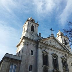 Low angle view of building against sky