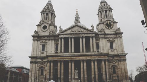 Low angle view of a church