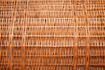 Full frame shot of wicker