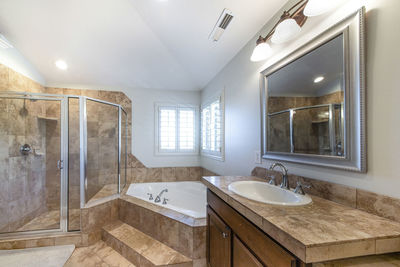 Interior of bathroom