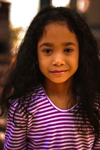 Close-up portrait of girl