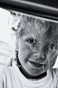 Close-up portrait of girl