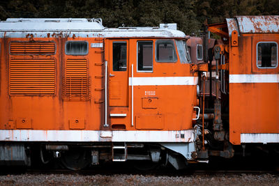 Train on railroad track