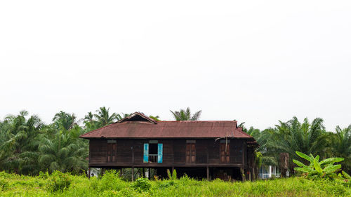 Built structure against clear sky