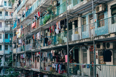 Full frame shot of residential building