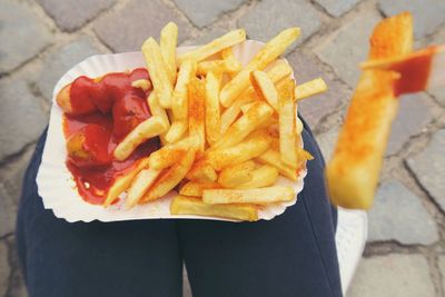 Close-up of french fries