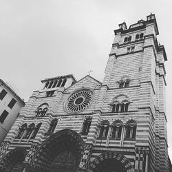 Low angle view of building against sky