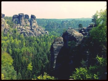 Scenic view of mountains